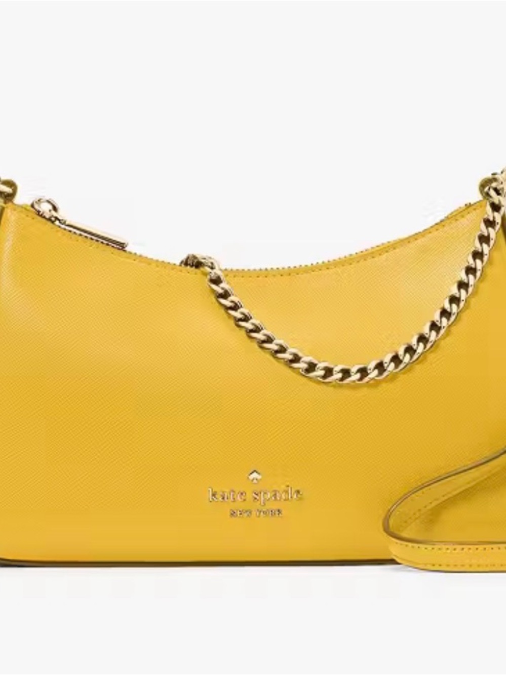 kate spade Yellow Leather Chain Shoulder Bag